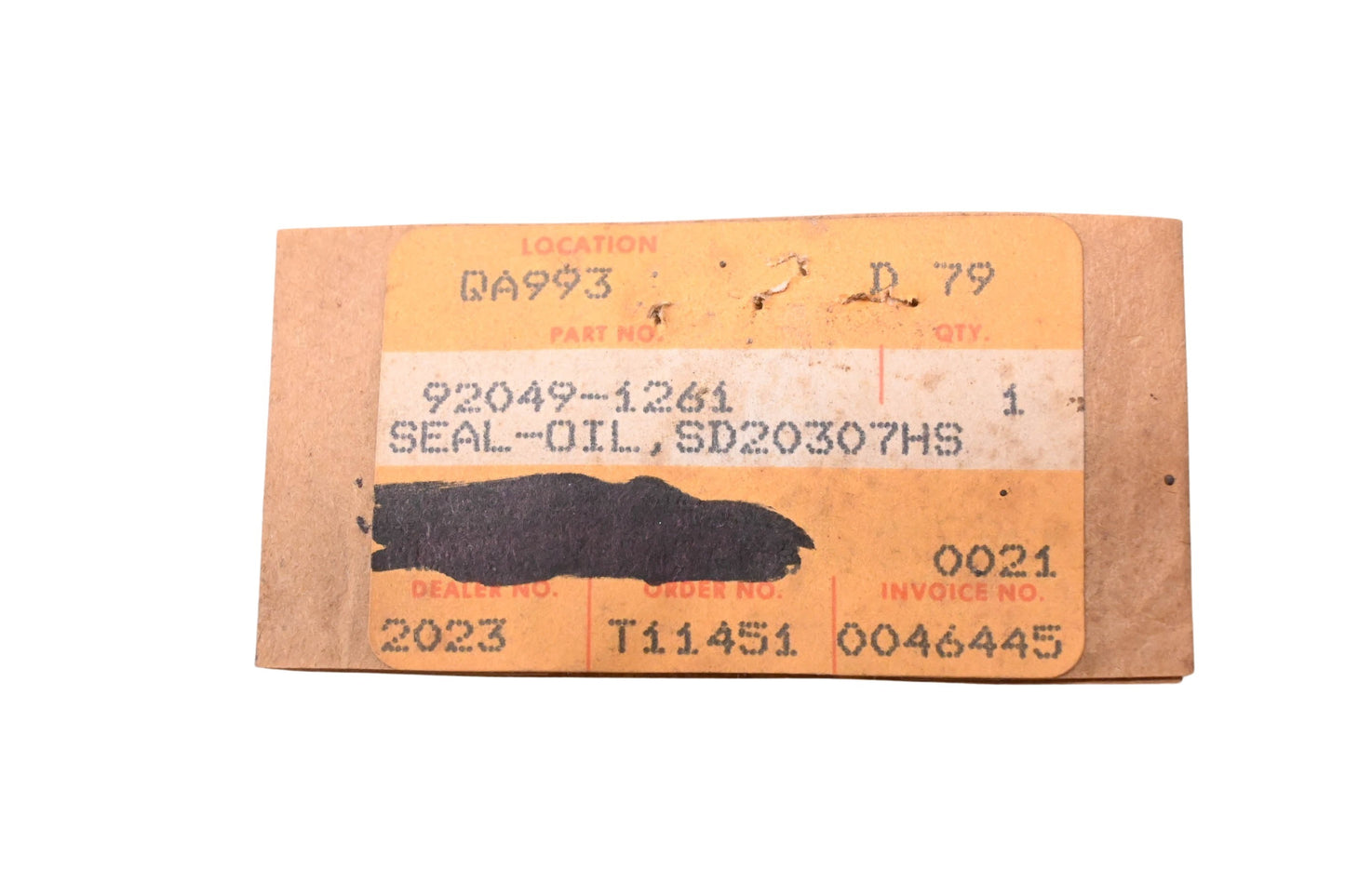 New OEM Kawasaki 92049-1261 Oil Seal NOS