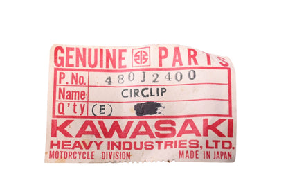 New OEM Kawasaki 480J2400 24MM Circlip NOS