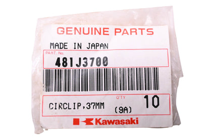 New OEM Kawasaki 481J3700 37MM Circlip NOS