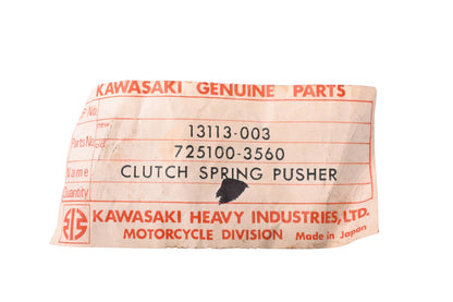 New OEM Kawasaki 13113-003 Clutch Spring Pusher NOS