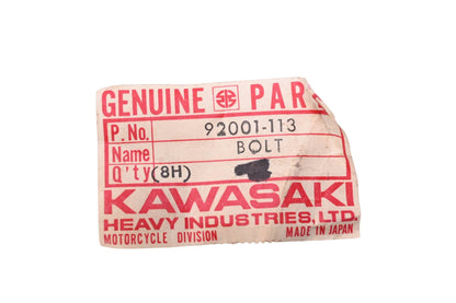 New OEM Kawasaki 92001-113 Spark Advancer Bolt NOS