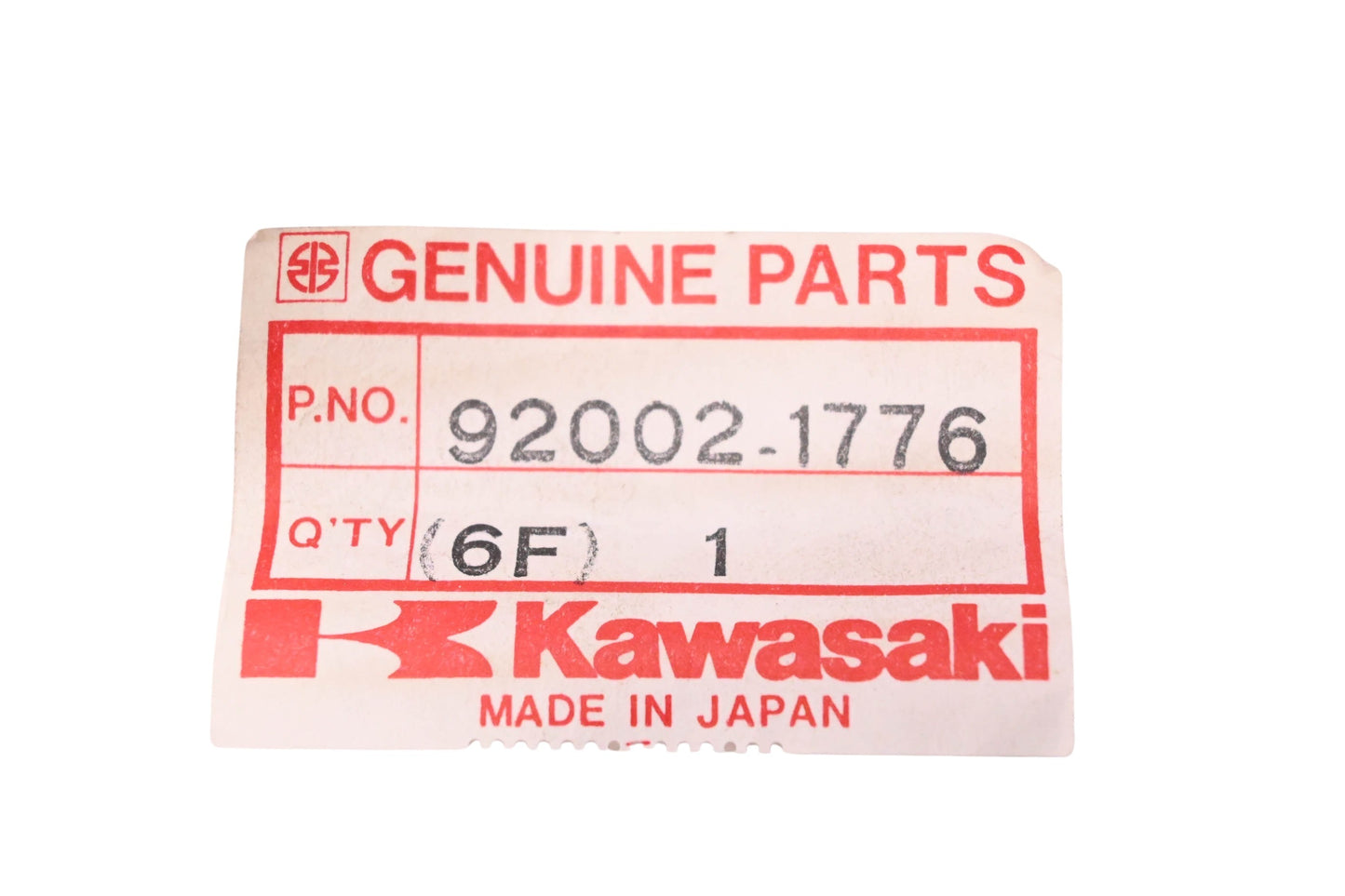 New OEM Kawasaki 92002-1776 Swingarm Bolt NOS