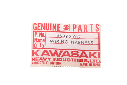 New OEM Kawasaki 46082-017 Left Hand Switch Case Wiring Harness NOS