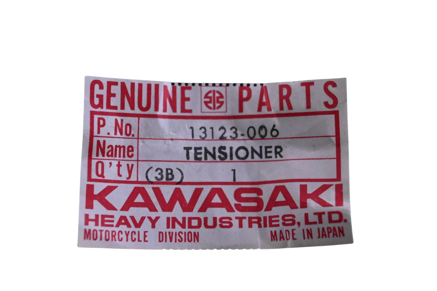 New OEM Kawasaki 13123-006 Chain Tensioner NOS
