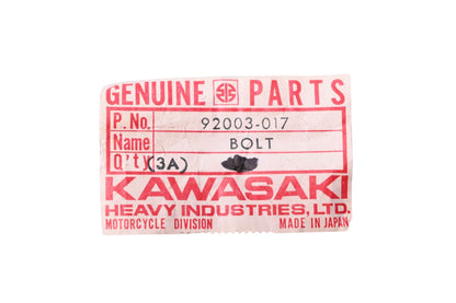 New OEM Kawasaki 92003-017 Torque Fitting Link Bolt NOS