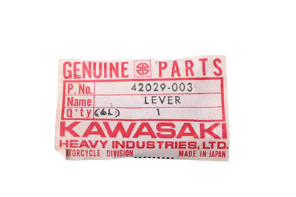 New OEM Kawasaki 42029-003 Rear Brake Cam Lever NOS