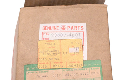 New OEM Kawasaki 23007-4001 Headlight Lens NOS