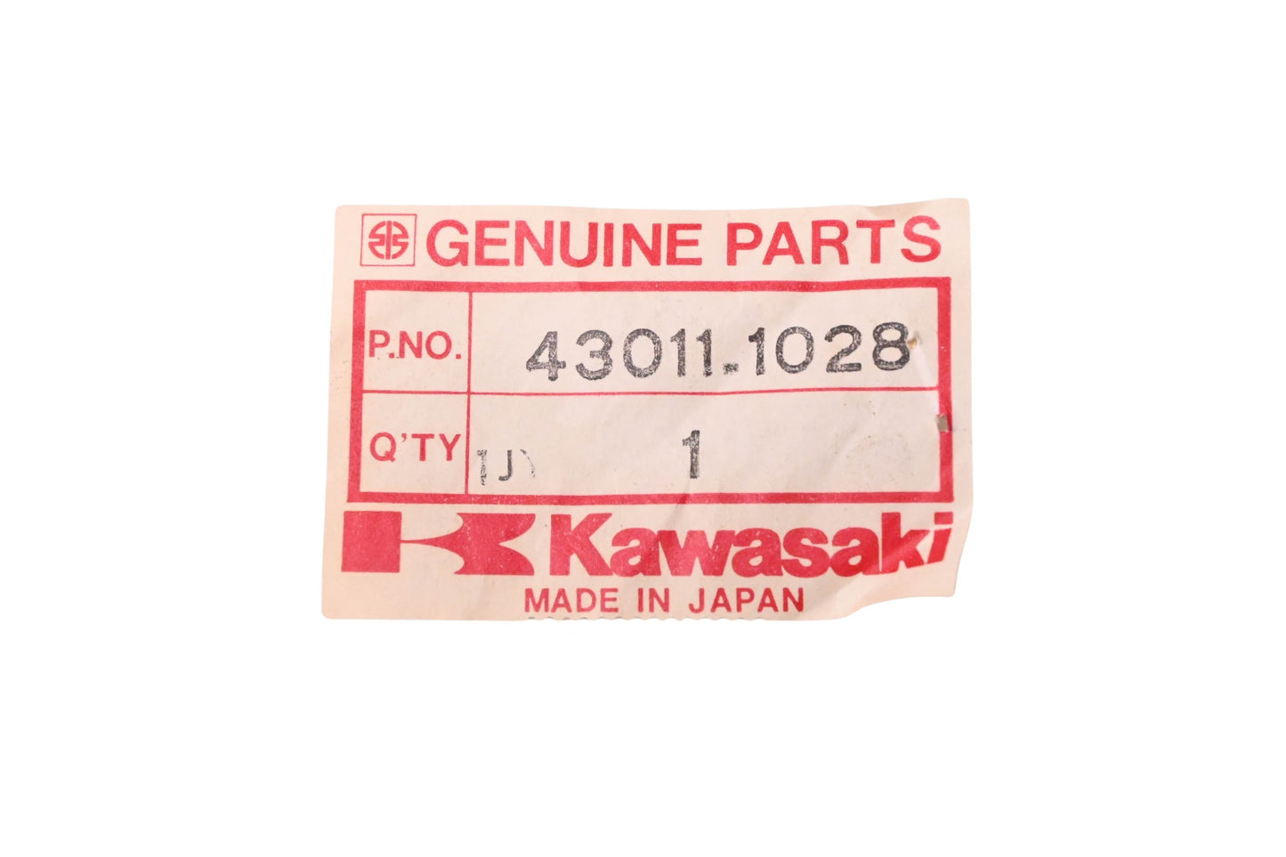 New OEM Kawasaki 43011-1028 Rear Brake Rod NOS