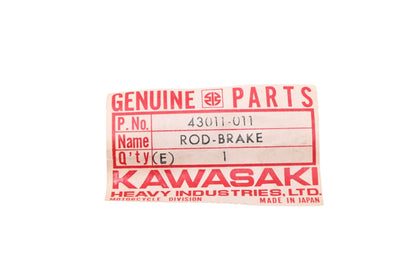 New OEM Kawasaki 43011-011 Brake Rod NOS