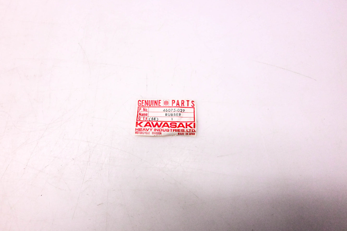 New OEM Kawasaki 46075-029 Left Hand Rubber Grip NOS