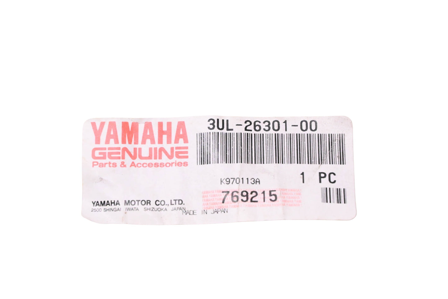 New OEM Yamaha 3UL-26301-00-00 Throttle Cable Assembly NOS