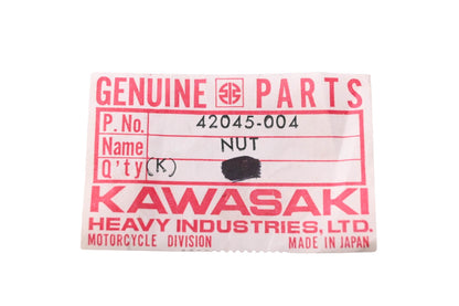 New OEM Kawasaki 42045-004 Axle Hub Nut NOS