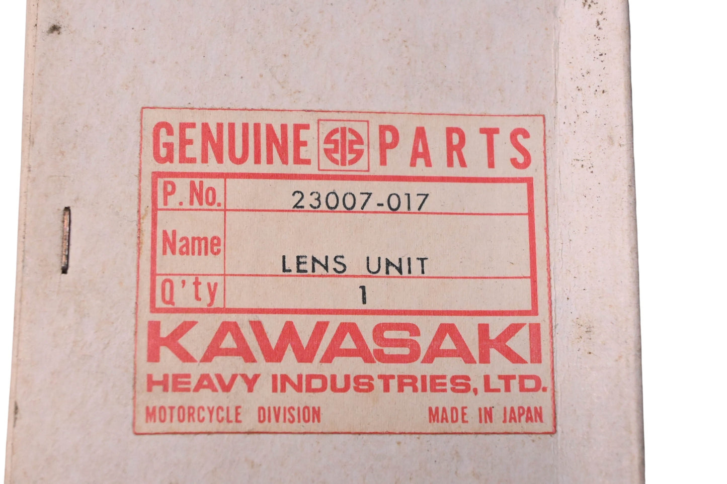 New OEM Kawasaki 23007-017 Headlight Assembly NOS