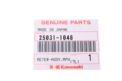 New OEM Kawasaki 25031-1048 Speedometer Gauge Assembly NOS