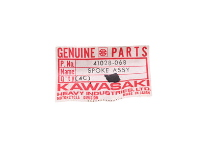New OEM Kawasaki 41028-068 Front Outer Spoke Assembly NOS