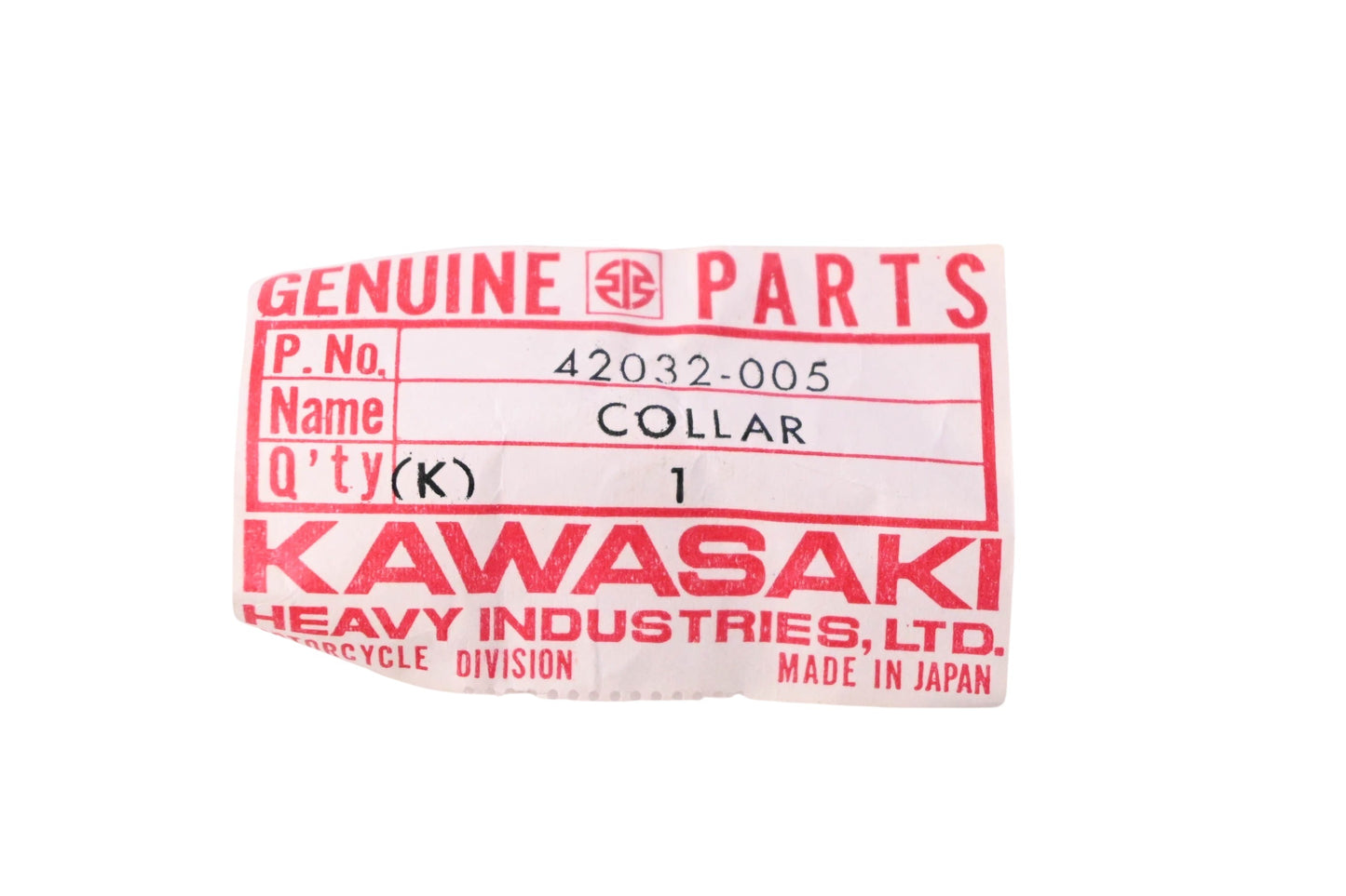 New OEM Kawasaki 42032-005 Left Rear Hub Collar NOS