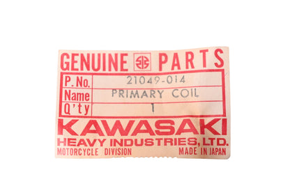 New OEM Kawasaki 21049-014 Primary Coil NOS