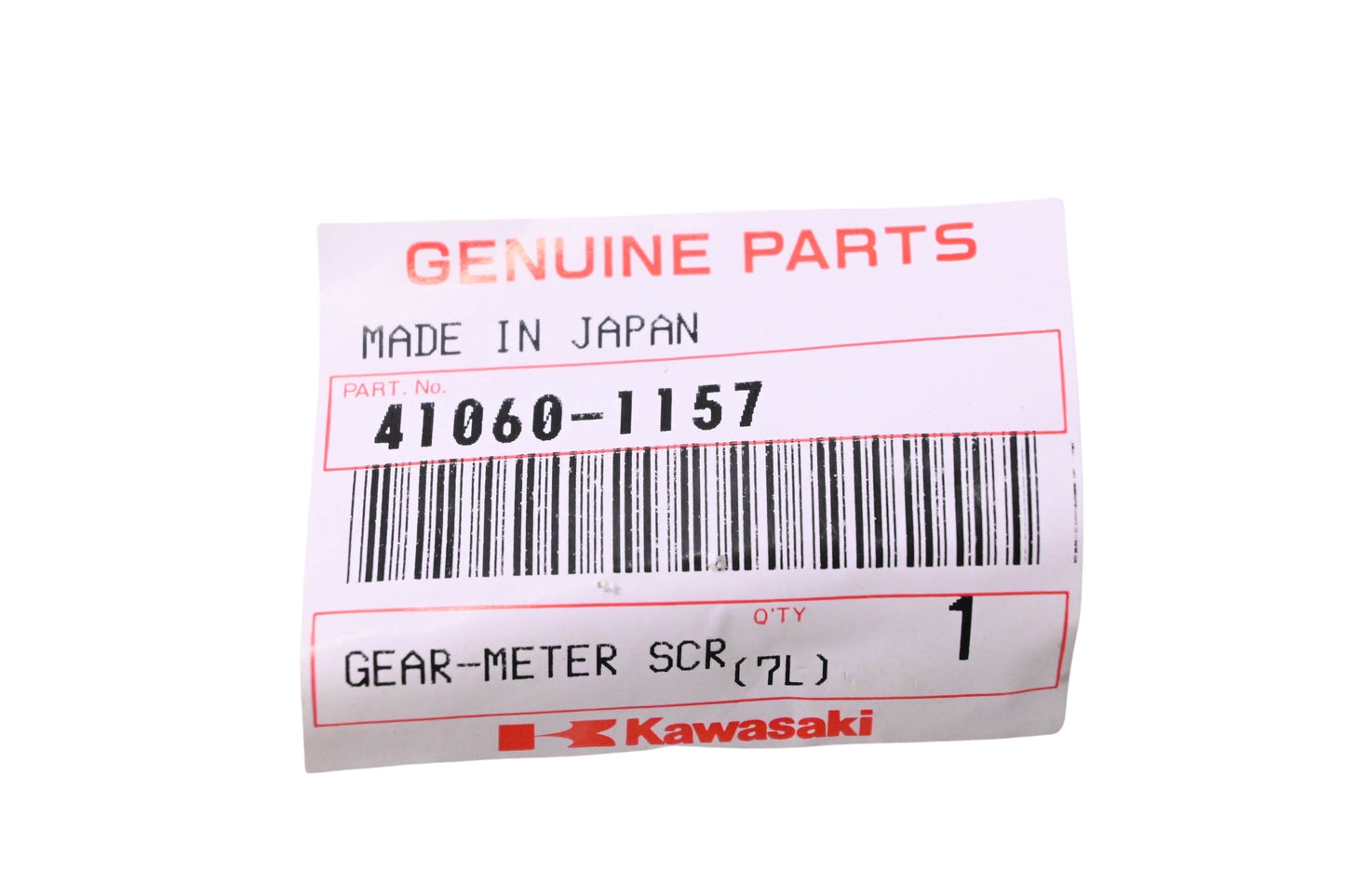 New OEM Kawasaki 41060-1157 Meter Screw Gear NOS