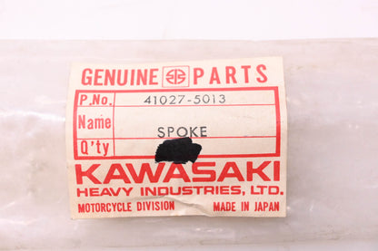 New OEM Kawasaki 41027-5013 Left Front Inner Spoke Assembly NOS