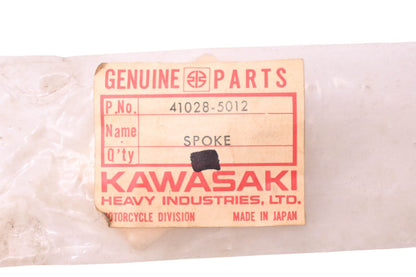 New OEM Kawasaki 41028-5012 Left Front Outer Spoke Assembly NOS