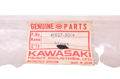 New OEM Kawasaki 41027-5014 Right Front Spoke & Nipple NOS