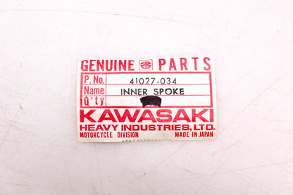 New OEM Kawasaki 41027-034 Front Inner Spokes & Nipples Qty 10 NOS