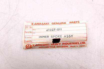 New OEM Kawasaki 41027-011 Front Inner Spokes & Nipples Qty 10 NOS
