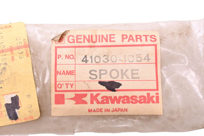 New OEM Kawasaki 41030-1054 Front Outer Spoke NOS