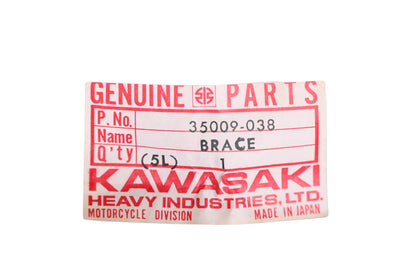 New OEM Kawasaki 35009-038 Front Fender Brace NOS