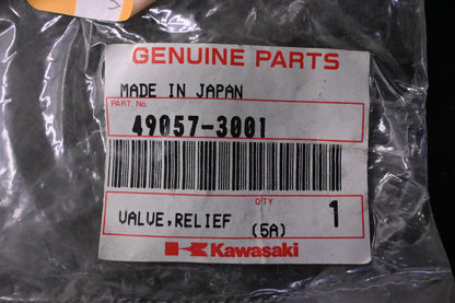 New OEM Kawasaki 49057-3001 Fuel Tank Relief Valve NOS