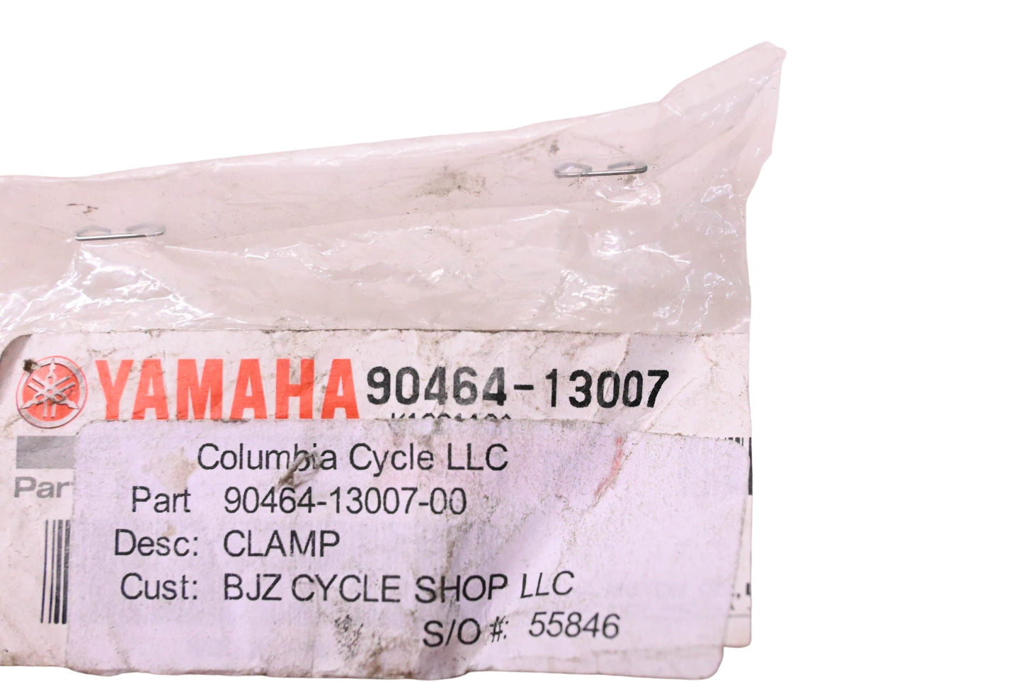 New OEM Yamaha 90464-13007-00 Clamp NOS