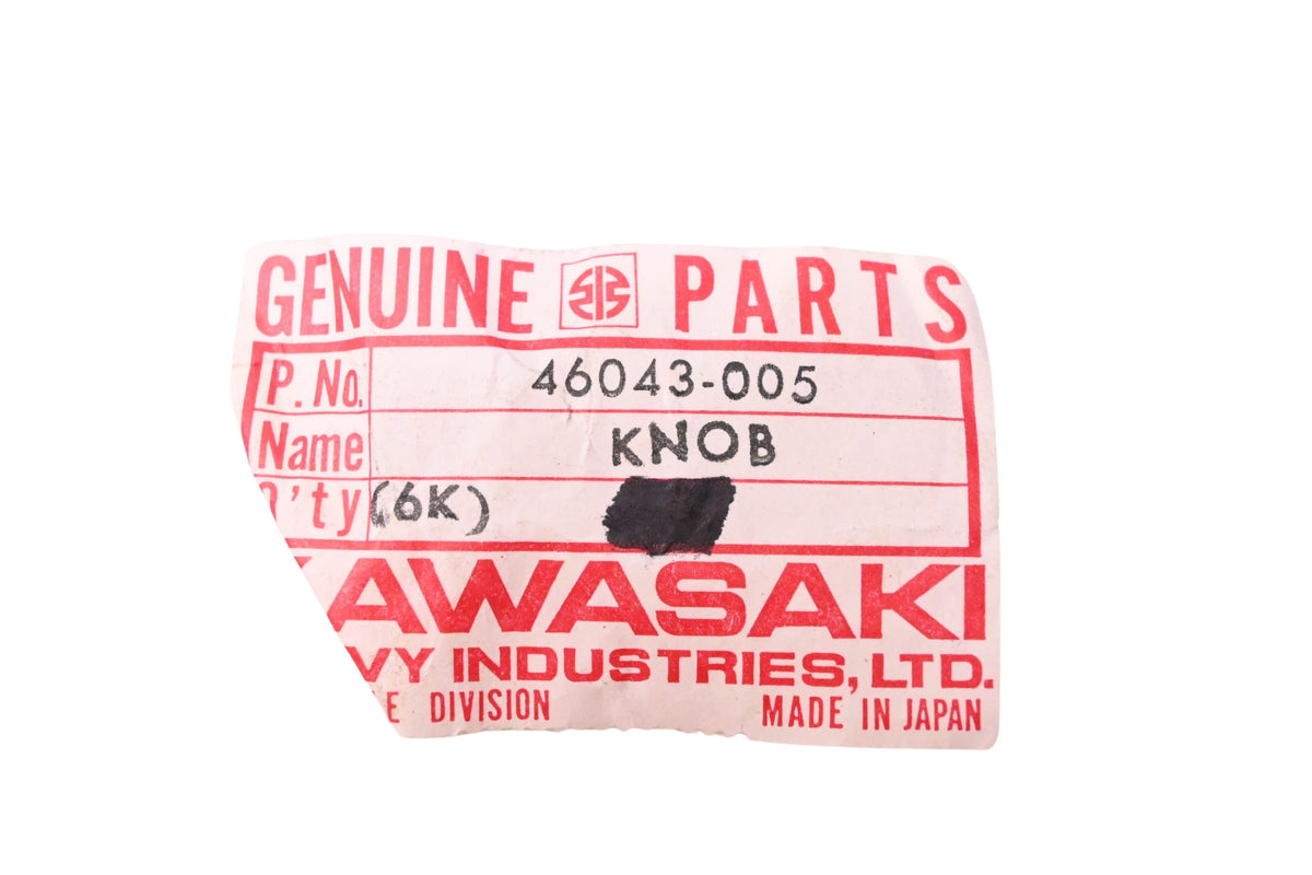 New OEM Kawasaki 46043-005 Knob NOS