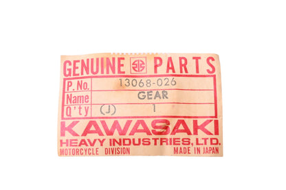 New OEM Kawasaki 13068-026 Kickstarter Gear 34T NOS