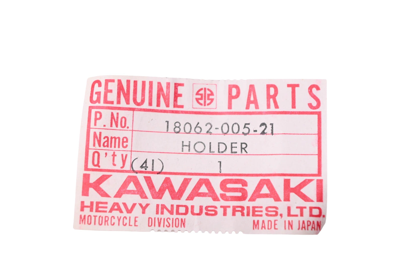 New OEM Kawasaki 18062-005-21 Exhaust Pipe Holder NOS