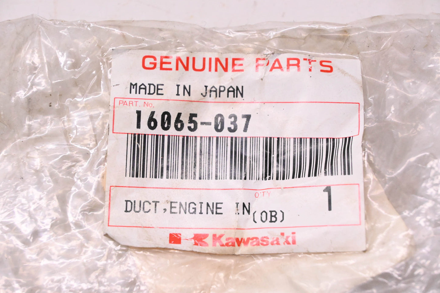 New OEM Kawasaki 16065-037 Intake Manifold Boot Joint Insulator NOS