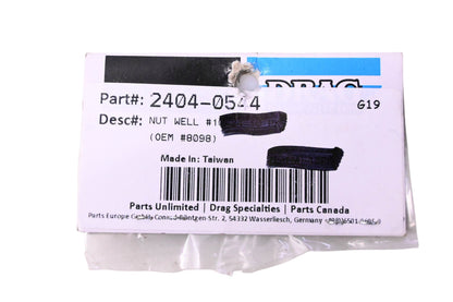 Drag Specialties 2404-0544, 8098 Nut Wells Qty 5 NOS