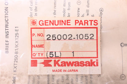 New OEM Kawasaki 25002-1052 Damping Knob Replacement Kit NOS