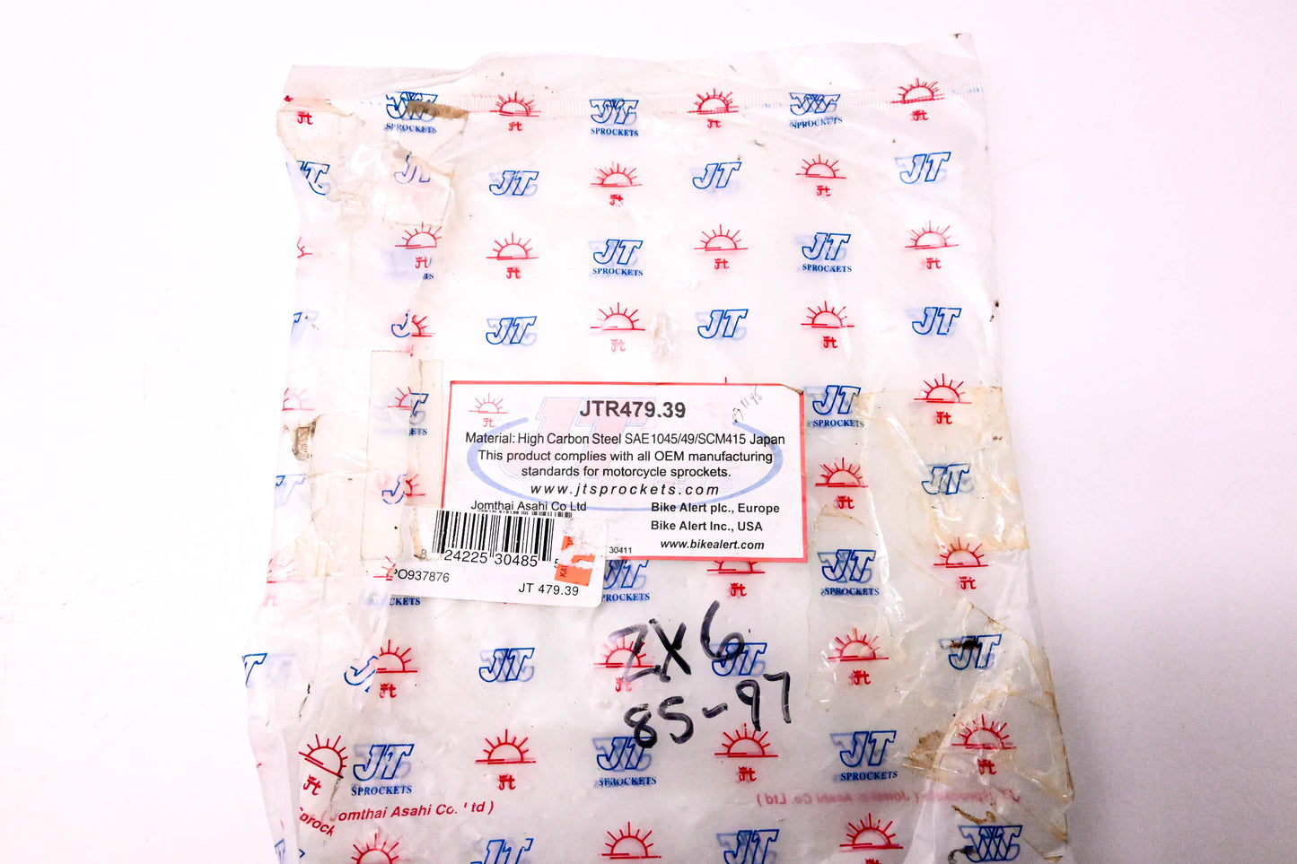 JT Sprockets JTR479.39, PO937876 Steel Rear Sprocket NOS