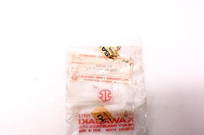 New OEM Kawasaki 33040-031 Left Hand Chain Adjuster NOS