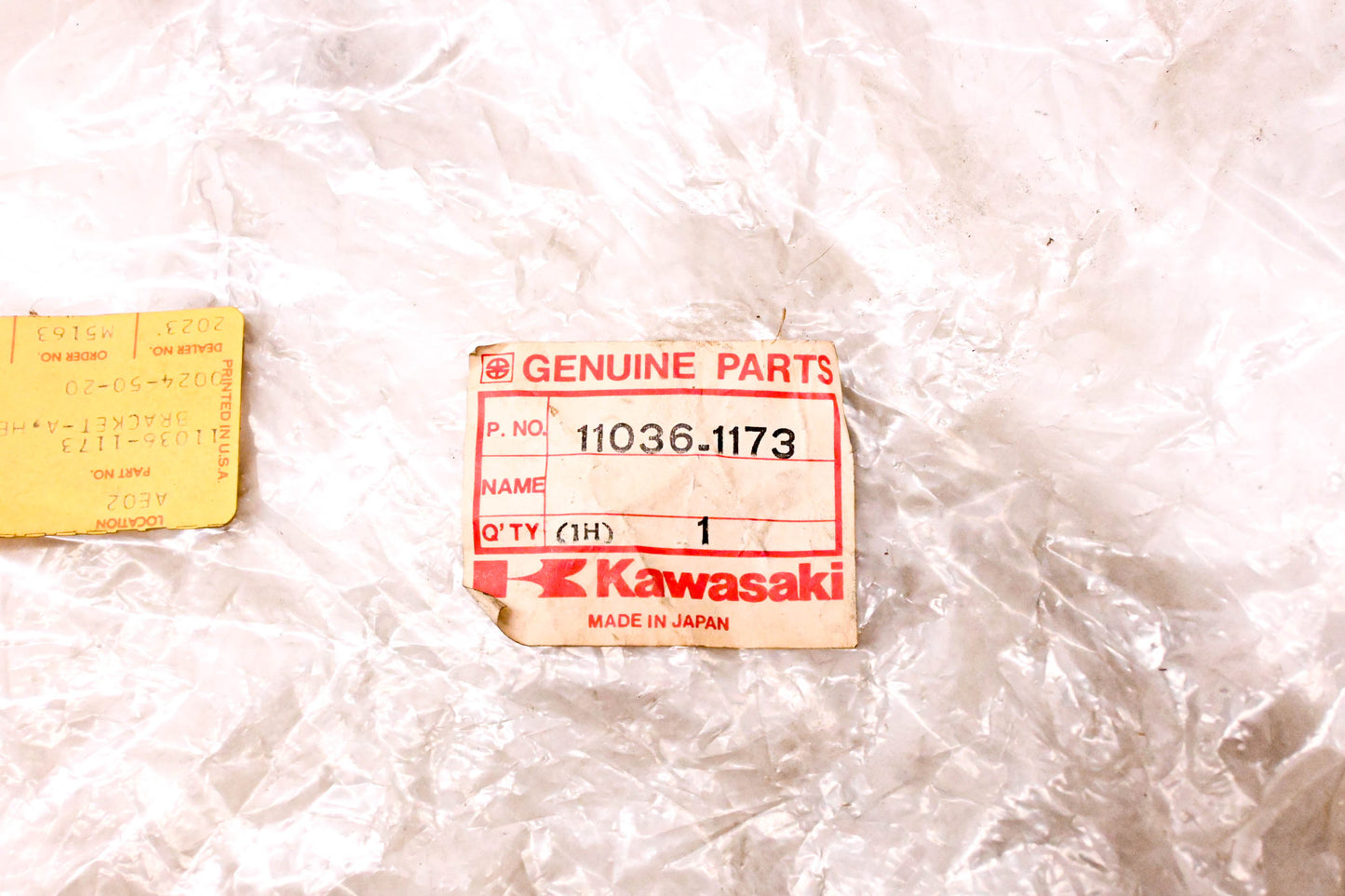New OEM Kawasaki 11036-1173 Front Headlight Bracket NOS
