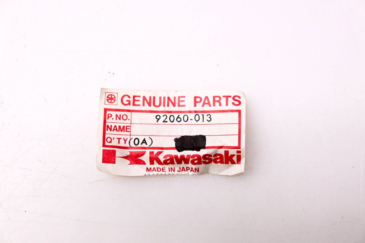 New OEM Kawasaki 92060-013 Banjo Bolt NOS