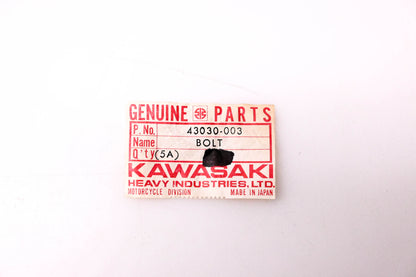 New OEM Kawasaki 43030-003 Adjusting Lever Bolt NOS