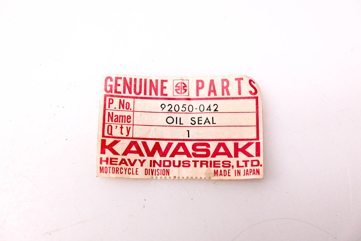 New OEM Kawasaki 92050-042 Crankshaft Oil Seal NOS