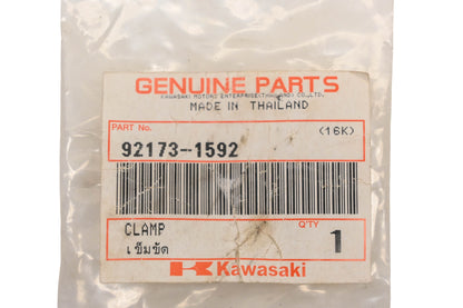 New OEM Kawasaki 92173-1592 Clamp NOS