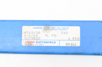 Union Butterfield 4710150 1-1/16" x 9" Drill Bit