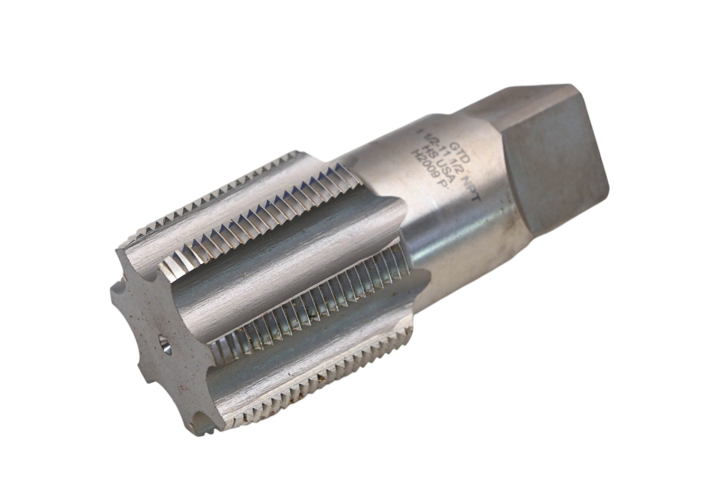 GTD 16240 1 1/2-11 1/2" NPT HS 7 Flute Plug Hand Tap
