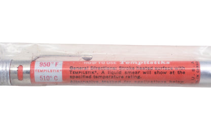 Tempil BQ041-8 Tempilstick 950F 510C Degree Temperature Indicator NOS