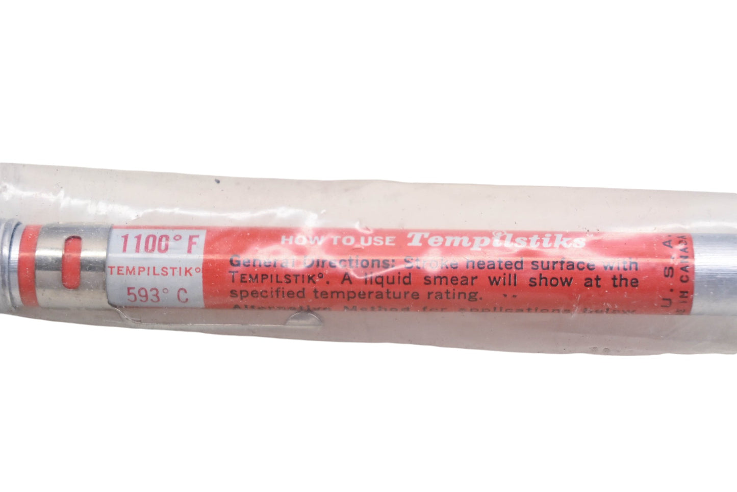 Tempil BQ041-9 Tempilstick 1100F 593C Degree Temperature Indicator NOS