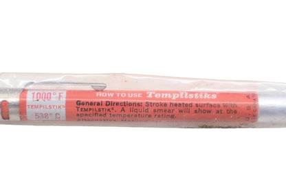 Tempil BQ041-10 Tempilstick 1100F 538C Degree Temperature Indicator NOS