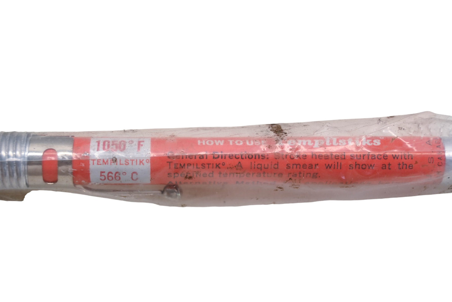 Tempil BQ041-11 Tempilstick 1050F 566C Degree Temperature Indicator NOS